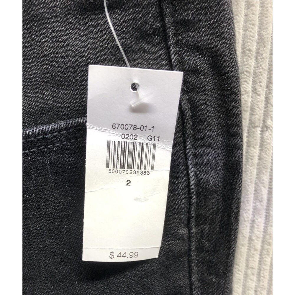 Old Navy Womens Pop Icon Skinny Jeans Size 2 Black Mid Rise NWT - Picture 6 of 16